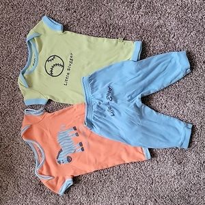 6-12 Month Life is Good Romers and Pants